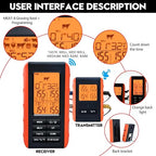 Wireless Meat Thermometer for Grilling and Smoking, Food Thermometer for BBQ - Image 7
