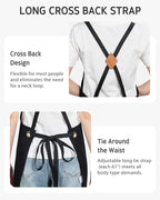 Syntus Chef Apron for Men Women Kitchen Cooking Apron - Image 5