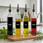 Olive Oil & Vinegar Dispenser Bottle Set - Image 2
