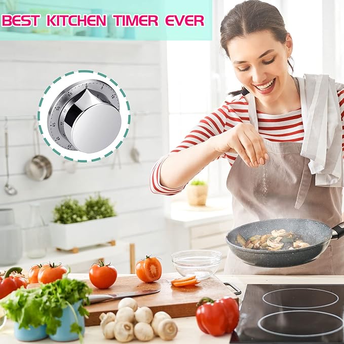 Kitchen Timers for Cooking, Chef Cooking Timer Clock - Image 6