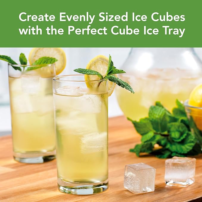 Tovolo Silicone Ice Cube Tray Deep Indigo Pack of 2 BPA Free Ice Tray Mold - Image 2