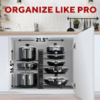 Pots and Pans Organizer Under Cabinet - Image 3