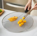 Splatter Screen for Frying Pan, Stainless Steel Grease Splatter Guard Splatter - Image 2