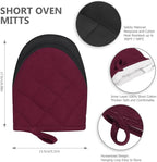 1 Pair Short Oven Mitts - Image 3