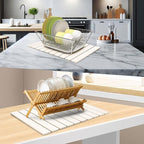 2 PCS Large Stone Dish Drying Mat - Image 6