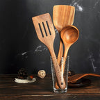 Teak Wooden Spoons for Cooking - Image 5