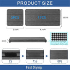 3PCS Water Absorbing Stone Tray, DryingNeat Diatomite Stone Sink Tray, Instant - Image 6