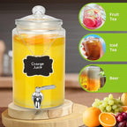 1 Gallon Beverage Dispenser 1 Pack, Stainless Steel Spigot Drink Dispenser - Image 4