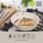Martha Stewart Heathland 9.5 Inch Aluminum Cookware Non-Toxic Premium Ceramic - Image 6