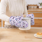 Butterflies Oven Mitts and Pot Holders Set, Cute Kitchen Accessories Heat - Image 2