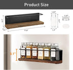 Magnetic Spice Rack with 24 Jars, 216 Labels, 1 Steel Funnel - Image 3
