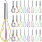 Domensi 24 Pcs 8 Inch Whisks Bulk by Domensi