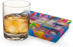 Host Ice Cube Tray with Lid, Makes 15 1.25" Cubes, Durable Silicone Trays - Image 9