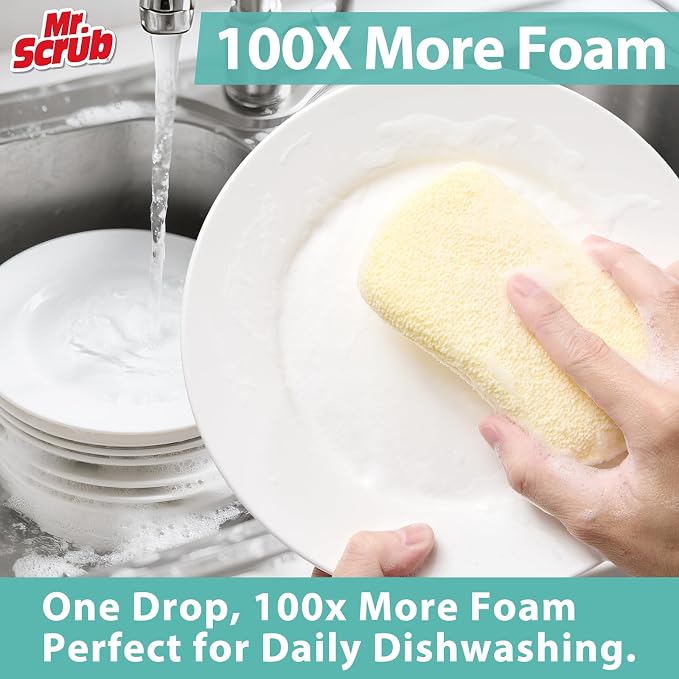 Mr. Scrub Sponges Kitchen Scrub Dish Sponge Scouring Pad, 24 Pack Cleaning - Image 7