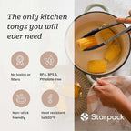 StarPack Premium Silicone Kitchen Tongs 12-Inch - Image 2