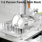 Ewaiira Dish Drying Rack, 304 Stainless Steel Dish Racks - Image 2