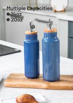 Nucookery 20oz Ceramic Olive Oil Dispenser Bottle - Image 7