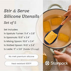Starpack 'Stir & Serve' Silicone Cooking Utensils Set - Image 4