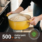 Overmont Enameled Cast Iron Dutch Oven - Image 3