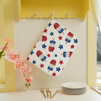 4th of July Dish Drying Mat 18x24 Inch Blue Red Ice Cream Stars Patriotic - Image 5