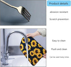 Dish Drying Mat Foldable Fall Kitchen Drying Mat Absorbent Sink Mat - Image 6