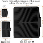 Silicone Dish Drying Mat for Kitchen Counter, Dish Drying Pad, Non-Slip Drain - Image 2