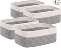 OIAHOMY 4 Pack Storage Baskets for Organizing, Small Bins for Shelves, Cute by MasterofSpaceOptimization