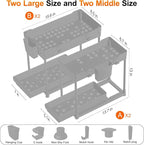 Sevenblue Under Sink Organizer, Bathroom Organizers and Storage, 2 Tier - Image 6