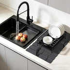Large Stone Dish Drying Mat for Kitchen Counter, Thin & Light Quick Dry Stone - Image 9
