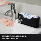 Acrylic Guest Towel Holder for Bathroom, Disposable Hand Towel Holder, Modern - Image 2