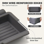 HONGBAKE Bakeware Sets, Baking Pans Set - Image 8