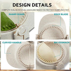 Empanada Maker Press, 6 Inch Extra Large Dumpling Maker Set - Image 4