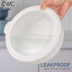 COOK WITH COLOR Prep Bowls with Lids- Wide and Deep Nesting Plastic Small - Image 6