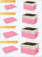 BALEINE 4 Pack Fabric Closet Storage Bins - Image 2