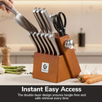 imarku 14-Piece Knife Set, Japanese Stainless Steel Knives Set - Image 3