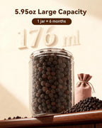 WONMAKE Gravity Electric Salt and Pepper Grinder Set - Image 6