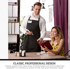 GREEN LIFESTYLE 12 Pack Professional Chef Apron – Grilling Aprons - Image 7