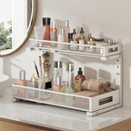 2 Pack 19IN Depth Under Sink Storage Organizer, Large 2-Tier Elegant Mesh Pull - Image 6