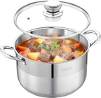 VEVOR Stainless Steel Stock Pot, 8QT Stainless Steel Stockpot by VEVOR