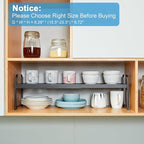 25.5 Inches 3 Pack Expandable Cabinet Shelves, Stackable Shelf Organizer - Image 7