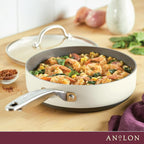 Anolon Achieve Hard Anodized Nonstick Sauté Pan - Image 8