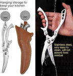 ANDONG Upgrade Heavy Duty Stainless Steel Kitchen Scissors - Image 4