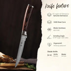 Wakoli EDIB 4-Piece Damascus Steak Knife Set – Professional Dining Kitchen - Image 6