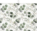 Sage Green Dish Drying Mat, for Spring Kitchen Counter Microfiber Absorbent by Vodbne