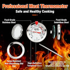 Meat Thermometer Cooking Thermometer Stainless Steel Kitchen Thermometer - Image 3