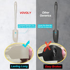 2-Pack Vovoly Silicone Jar Spatulas, Small Seamless Design Rubber Scraper - Image 4