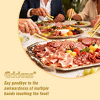 12 PCS Small Serving Tongs, Stainless steel Small Kitchen Tiny Food Tongs - Image 5