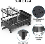 GSlife 2 Tier Dish Drying Rack - Image 9