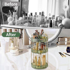 Asayuee 360 Rotating Makeup Organizer, 3 Tier Large Capacity Make Up Organizers - Image 4