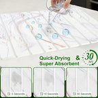 Large Stone Drying Mat for Kitchen Counter, Collapsible Stone Dish Drying Mats - Image 3